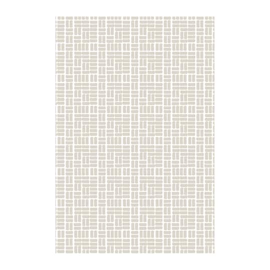 Miniature Tan Abstract Floor & Wall Covering by Make Market®